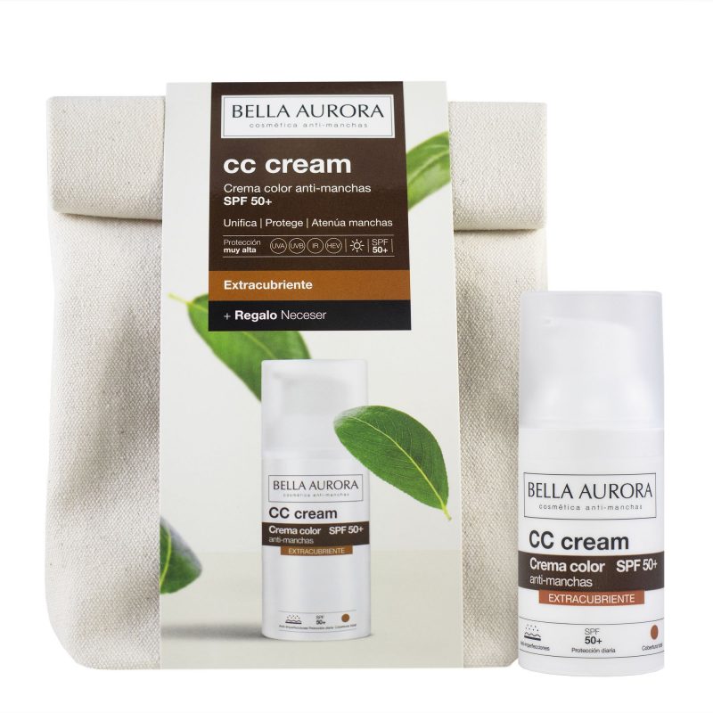 Bella Aurora Cc Cream Spf50+ Extracubriente Neceser